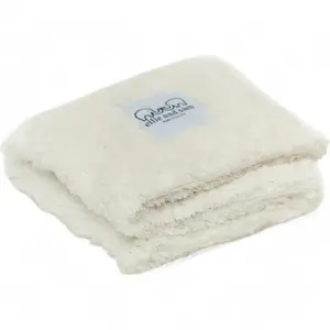 Classic Chenille Baby Lovey Security Blanket – Ivory