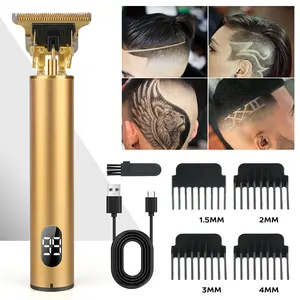 T9 Hair Clipper (Digital Display): Matte Gold