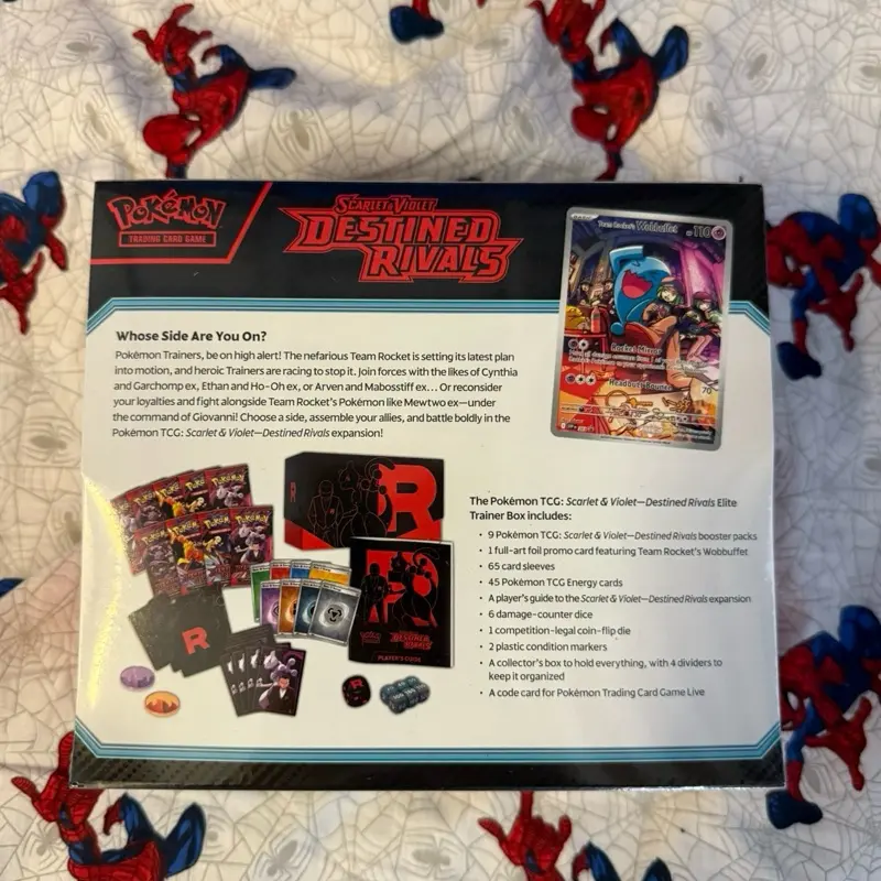 binder for large pokemon cards Pokémon TCG Scarlet & Violet Destined Rivals Build & Battle Box main image 1