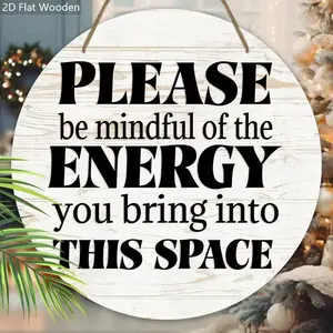 Wooden hanging signs, desktop wall signs, letter pattern hanging decorations, home office door wall and dormitory hanging decorations 12 x 12 inches