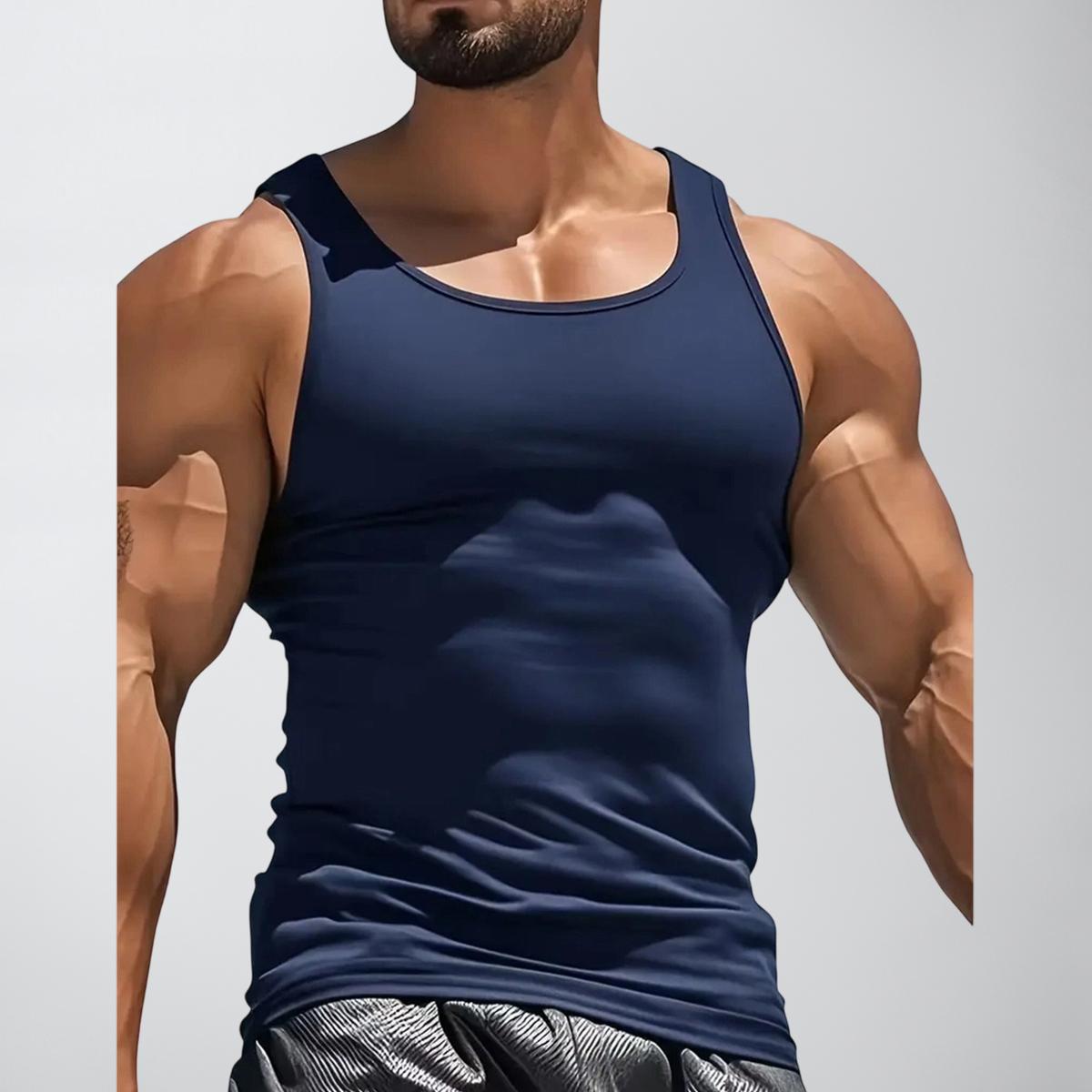 4 Pack Men's Tank Top, Sleeveless with Stretchy Cut, Breathable and Quick-Dry for Running & Gym Workouts,clothes for back to school,first day of school outfits