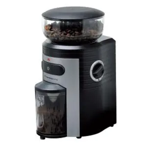 Conical Burr Coffee Grinder - Black Silver