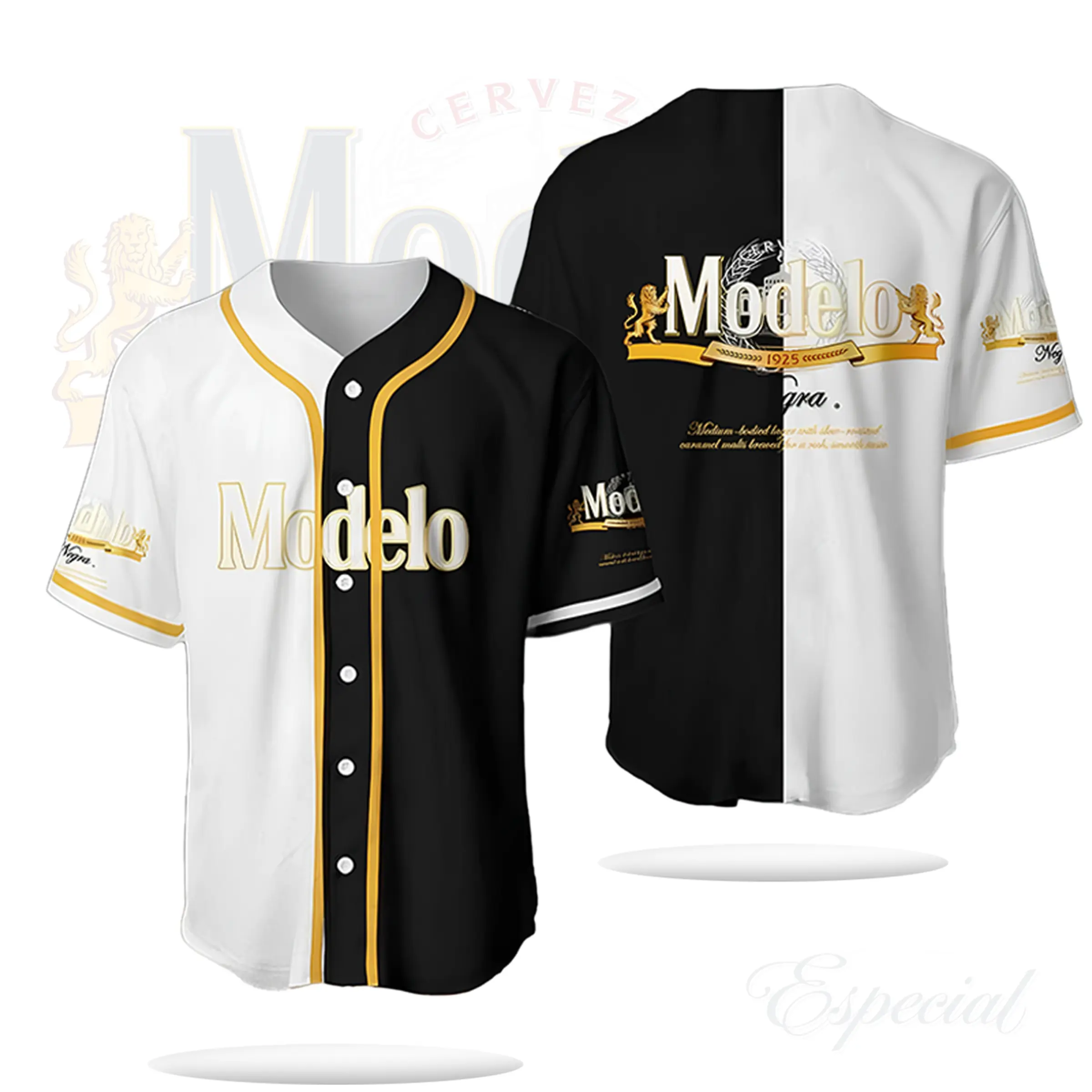 Personalized Modelo Baseball Jersey, Jersey Gift Shirt For Fan, Party Baseball Shirt, Menswear Jersey Soft Ball Custom Name Jerseys