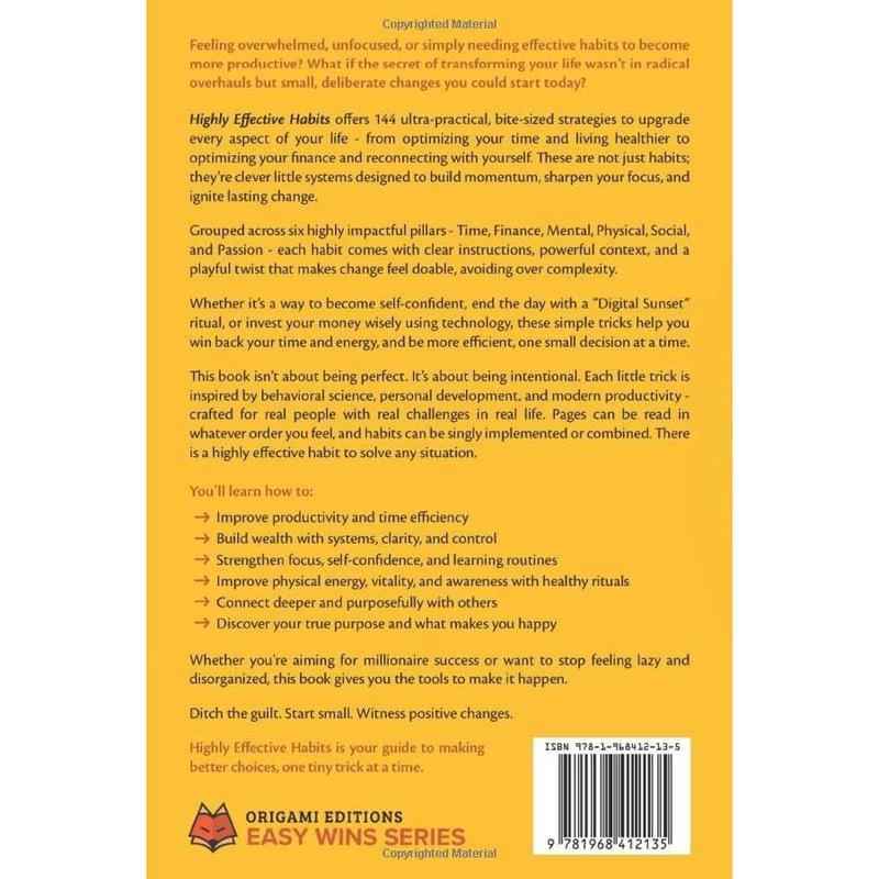 Highly Effective Habits, 140+ Tiny Little Tricks: Practical Transformation Guide - How to Break Bad Habits, Stop Being Lazy