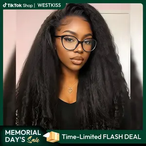 [C-Part Design Wigs] West Kiss 220% Density Glueless Kinky Burmese Curly Right Side Part 7x5 Lace Closure Wigs With Spiral Curls Ends Pre Plucked Hairline tiktokshopmemorialday