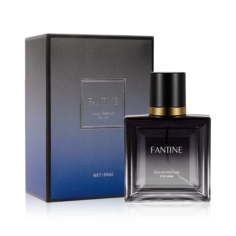 FANTINE WEILAN Eau de Parfum for Men, 1.7 fl oz (50 ml) Woody Aroma Fragrance for Men, Long-Lasting for Dates & Everyday Wear, Aromatic, Citrusy, Zesty,  Long-Lasting Cologne