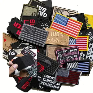 15pcs Tactical Morale Patch Set Embroidered Hook & Loop Patches For Hats Bags Backpacks Vests Unisex Sewing Kit With 100 Supplies And Accessories