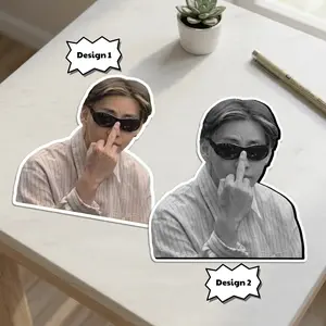 Funny TaeTae Meme Sticker, Gift For Fan Car Magnet
