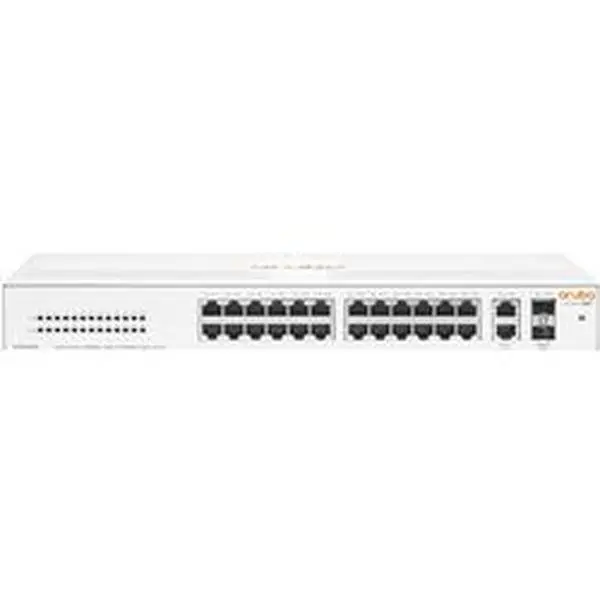 Hewlett Packard Enterprise R8R50A-ABA Aruba Instant On 1430 Unmanaged Modular Layer 2 PoE Support Network Switch - 26G, 2SFP, for Small Businesses/Home Offices, 1.7 in, 120 V AC, 15.3x8.9x1.7 in, 16.40 W