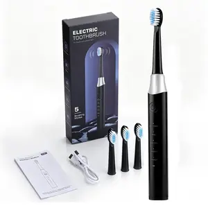 Electric Toothbrush with 5 Cleaning Modes, Ipx7 Waterproof, 2-Minute Timer, Efficient Oral Care, Rated Power 5w, Ideal for Daily Use