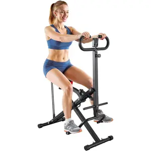 VEVOR Squat Machine, Deep Squat Rowing Machine for Home, Easy Setup Foldable Exercise Equipment, Glute Trainer Machine with 2/3 High-Strength Resistance Bands, Glutes Leg Home Workout MachineVEVOR Super Brand Day