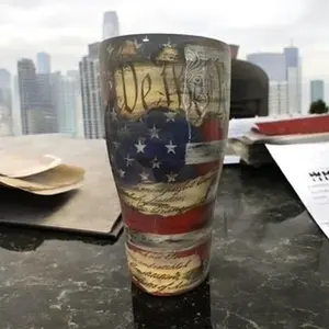 We the People 30oz Reusable Tumbler with Patriotic Design for Drinkware
