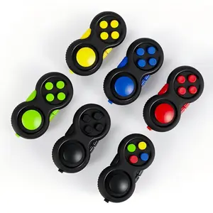 Fidget Controller Pad Game Focus Qc Toy, 1 Count Smooth Abs Plastic Fidget Stress Relief Squeeze Fun Hand Heat Interactive Adult Toys