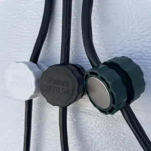 Jumbo Magnetic Wire clamps - 5 Pcs Christmas Jumbo Magnetic Clamp for Patio Lights, Christmas Light Strings, extension cords, icicle lights, snowflake lights & all thick wire needs. Perfect for hanging all types of wire to metal surfaces.