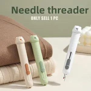 1pcs New 2-in-1 Thread Remover Manual Threading Tool, Thread Cutter, Needle Threader, Household Multifunctional Needle Tool