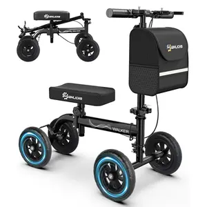 All Terrain Knee Scooter for Adults – Foldable Knee Walker for Foot & Ankle Injury Recovery