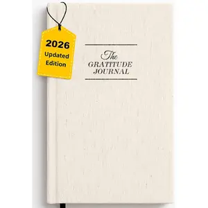 The Original Gratitude Journal - 5 Minute Gratitude Practice with Inspiring Prompts & Quotes for Mindfulness, Reflection & Personal Growth 2026 - Wellness Journal for Men & Women