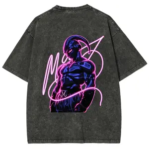 Anime 90s Graphic Tees Men's T Shirts Graphic Tee T Shirts Funny Graphic Tee Good Graphic Washed Tees Men's Graphic Tees Streetwear Outfits Men Vacation Outfits Oversized Tshirt Men