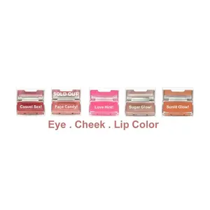Vitamin-Infused Cosmetic Lipgloss - Glossy Multi-Use Makeup for Eyes, Cheeks & Evening Looks