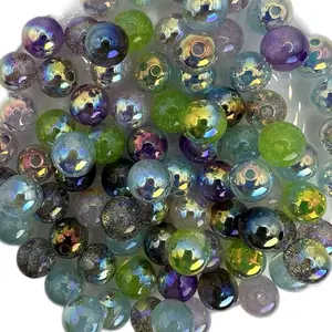 80 Count 10mm Premium Cat-eye, shimmer or glitter Bead - Resin Colorful Bead for Jewelry Making, Bracelet, Necklace & Phone Chain, Cat Eye Effect many color options