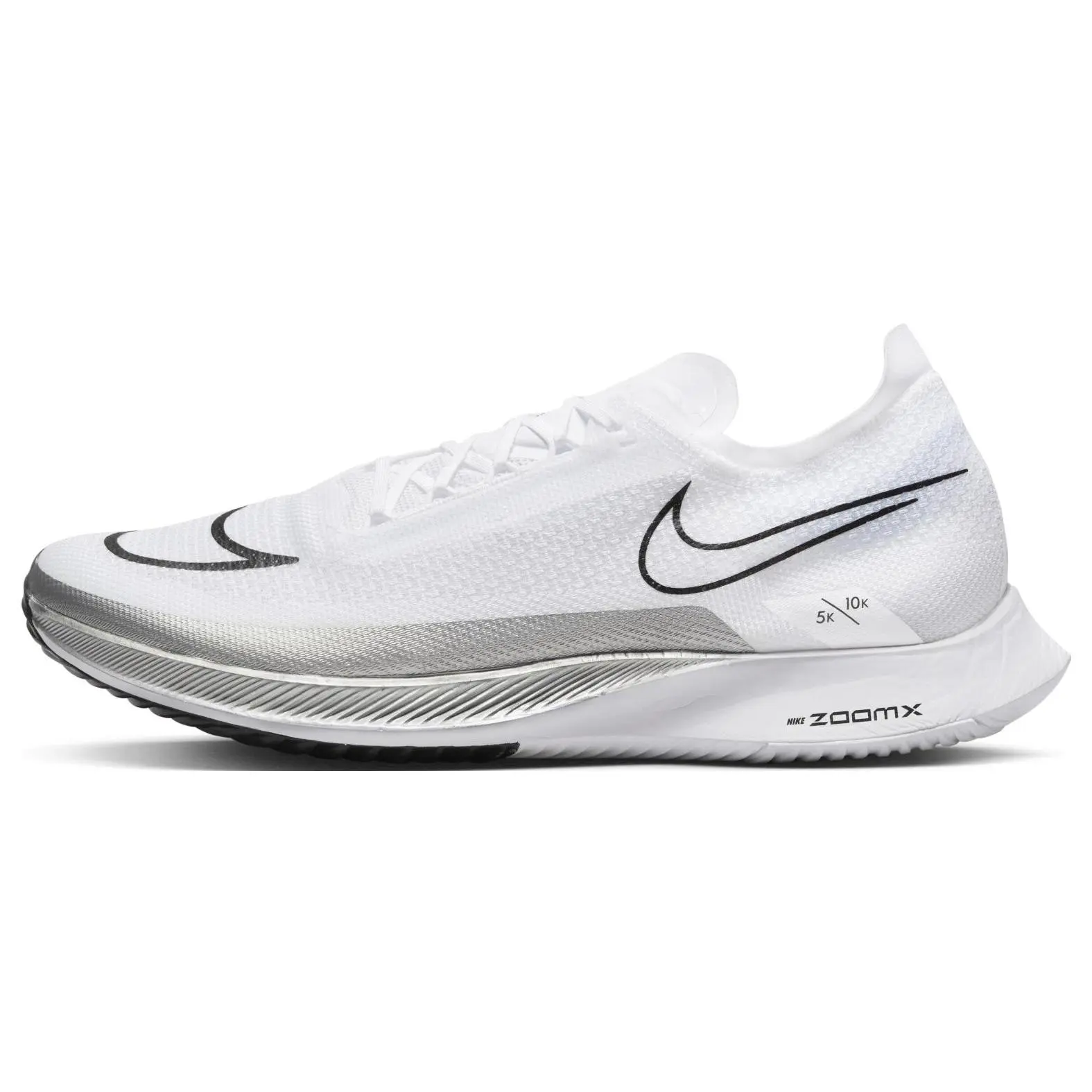 Nike ZoomX Streakfly White Metallic Silver' Versatile Cushioned Low Top Running Shoes Unisex DJ6566-101