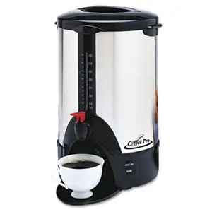 Ogf  50-Cup Percolating Urn Stainless Steel, Glass, Handles