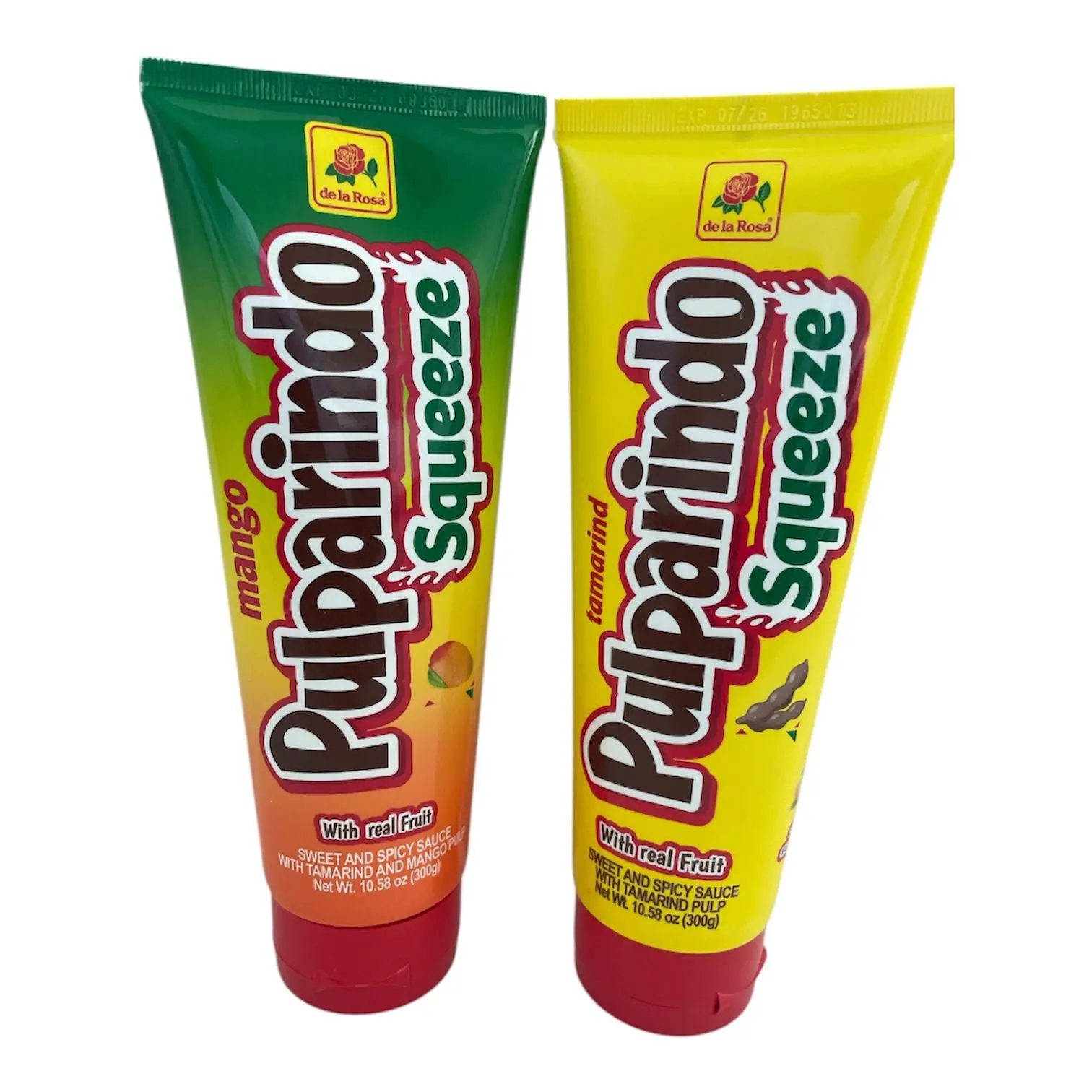 Del La Rosa- Pulparindo Squeeze Bundle  – Tamarind & Mango – 10.58 oz Each