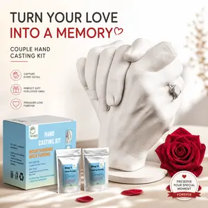 Original Hand Casting Kit – Mothers Day Gift, Couples Keepsake & Anniversary Gift for Her
