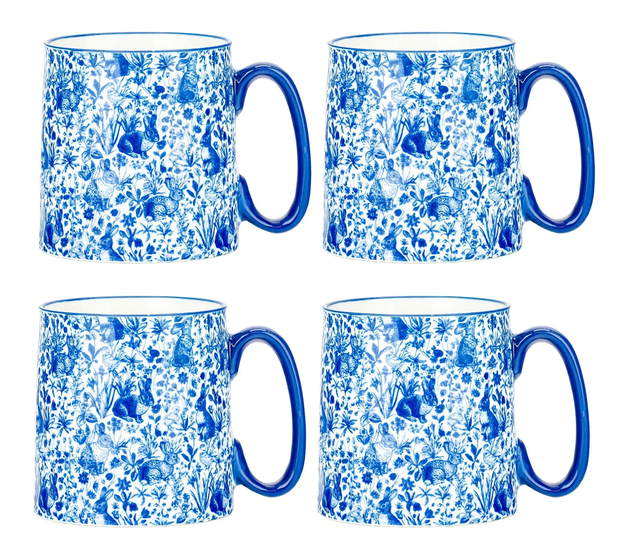 10 Strawberry Street Set of 4 Bella SpringtimeMug 10 Strawberry Street Set of 4 Bella SpringtimeMug