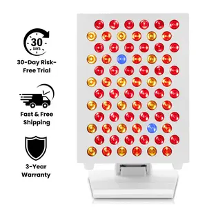 VITAL RED LIGHT Vital Pro 2.0 - Professional Red & Near-Infrared Light Therapy Panel for All Skin Types with Blue & Yellow Wavelengths for Acne & Skin Rejuvenation Fitness Wellness   Treatment Therapeutic Alternative Healthy Solution