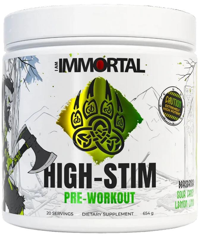 I Am Immortal Berserker High Stim Preworkout
