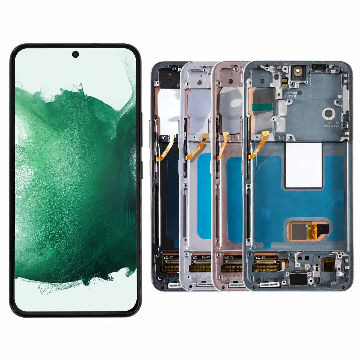 Incell For Samsung Galaxy S22 5G SM-S901U/U1/W LCD Display Touch Screen Frame