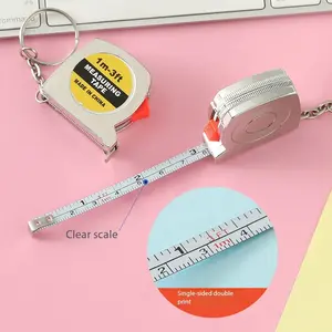 Outdoor Umbrella Rope Braided Eagle Claw Key Holder, Climbing Quick Release Survival Keychain, Mini Tape Measure with Key Ring