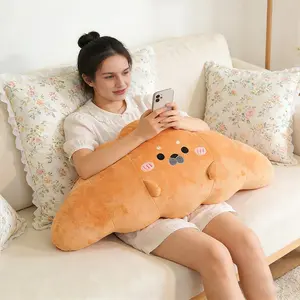 Adult Croissant Shape Pillow Soft Cushion Padded Cushion Pad For Bedroom Bed Sofa Living Room Bay Window Office
