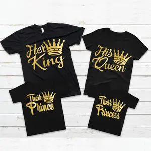King, Queen, Prince, and Princess Family Tee Set