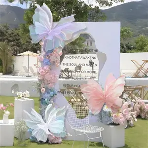 Butterfly Design 3D Wall Decoration, Artificial Butterfly for Wedding & Baby Shower & Birthday Party, Multicolor Party Event Props, DIY Party Decoration Supplies, Unique Birthday Gifts