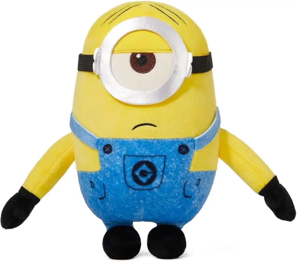 MINISO 8in Minions Stuart Stuffed Animal Plush Toy - High-Quality Stitching, Cute Kawaii Soft Official Despicable Me Collectible for Kids, Birthday & Holiday Party Gift