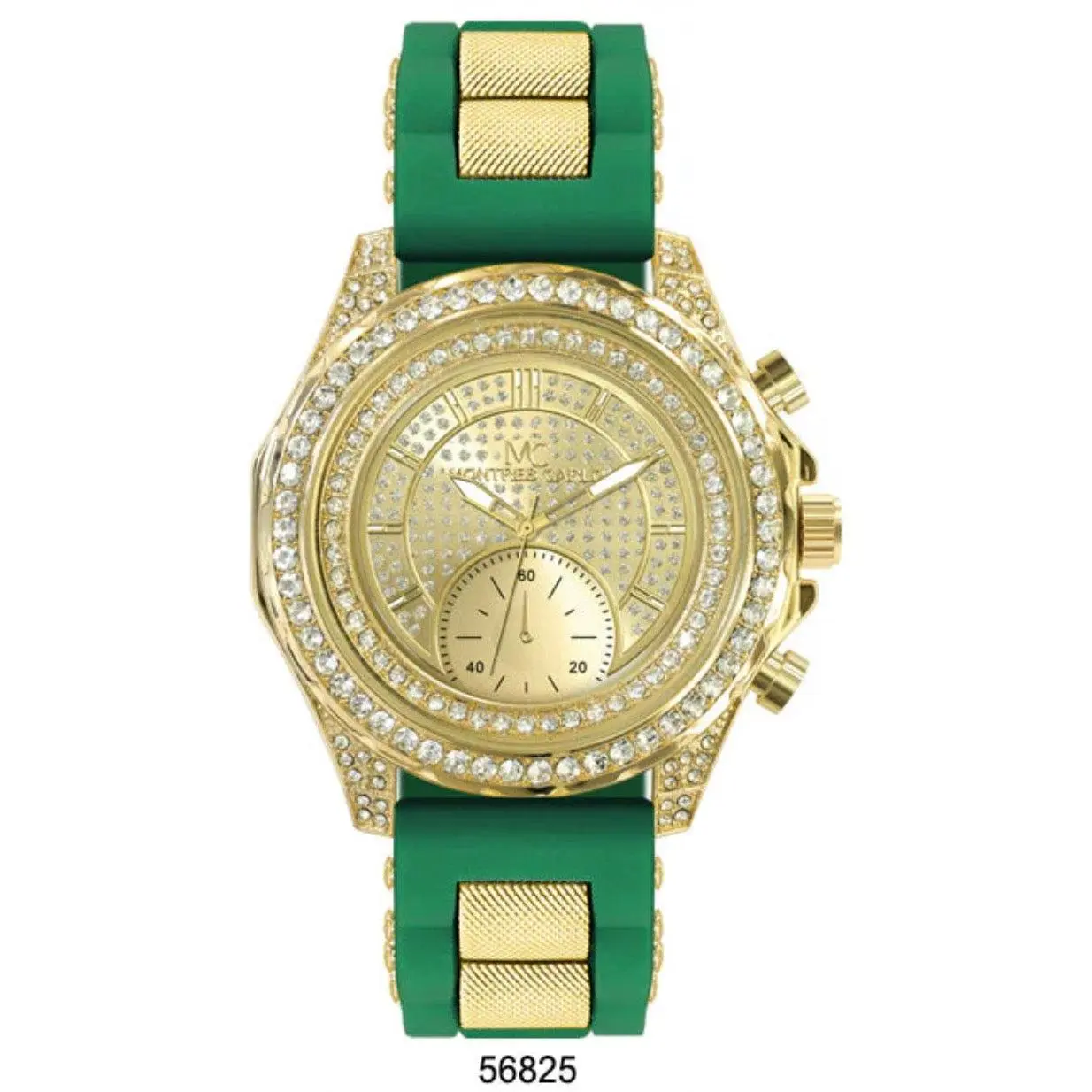 Montres Carlo Silicon Band Watch
