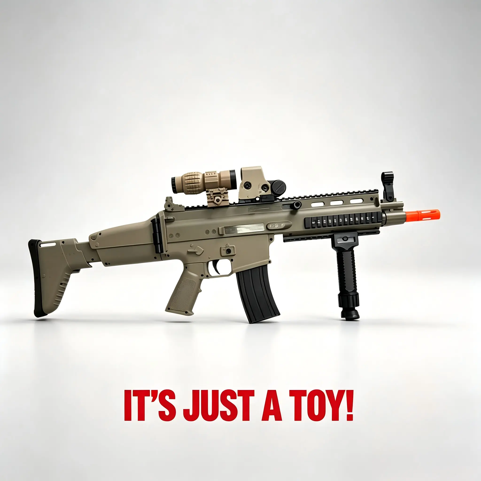 Dual Mode Electric & Manual Gel Ball Blaster, Bolt Action Tactical Splatter Ball Toy, Long Range Accurate Shooting, Rechargeable Customizable Indoor & Outdoor Battle Toy, Perfect Birthday & Holiday Gift for Teens Boys Ages 14+, Toy Only Not A Real Gun