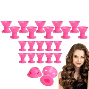 Heat-Free Curling Iron Set for All Hair Types, 20 Curlers (10 Large, 10 Small), Perfect for Styling and Curls, Enhance Your Look