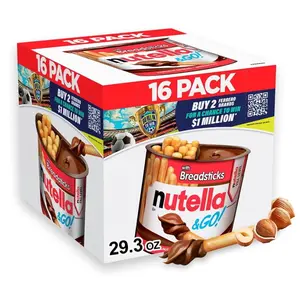 Nutella & GO! Hazelnut and Cocoa Spread + Breadsticks, 1.8 oz., 16 pk.