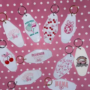 Motel Keychains Live Pick Assorted Styles Unique Designs for Hotel Use Practical Accessory to Keep Keys Organized and Stylish