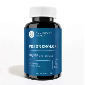 Neurogan Health Pregnenolone Tablets | 100 mg Per Serving, 100 Tablets
