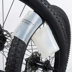 Puncture-Proof Bike Tire Protector Liner - Anti-Flat Shock-Absorbing Safety Guard for MTB Road Bicycle, Fit 26 27.5 29 700C Wheels, Dual-Roll Tube Protection Sleeve
