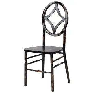 212 MAIN Veronique Series Stackable Diamond Wood Dining Chair W-434-VR-DIAMOND-LWB - Lime Black Wash, 38.75 in., Wooden Construction, Commercial Seating Product, Diamond Pattern