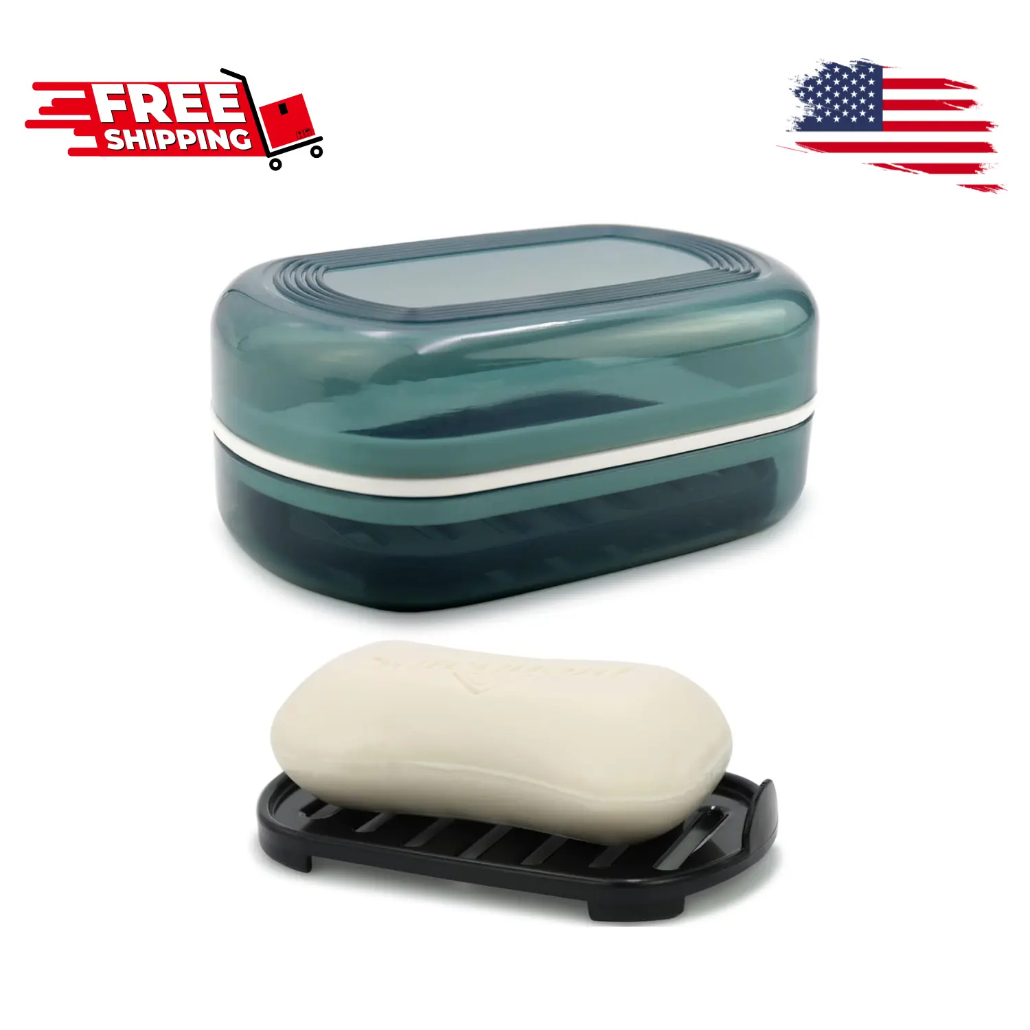 Travel Soap Container, Bar Soap Holder