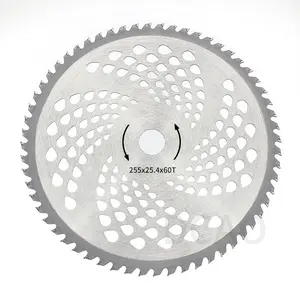 Lawn mower blade circular alloy saw blade 40 teeth 60 teeth 80 teeth cutting head brush cutter saw blade accessories