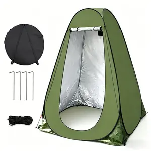 Pop-up shower tent, portable instant changing tent, with ventilation window and carrying bag, private bathroom toilet suitable for beach, camping and outdoors