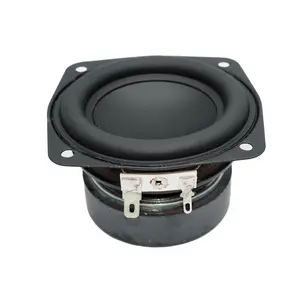 1 pcs 3 Inch 78MM Subwoofer  concert quality small Speaker 4 Ohm 15W Supper Bass Audio Square Woofer DIY Home Theater Sound Music Bookshelf Loudspeaker cute Speaker