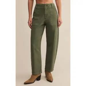 Josee Olive Twill Pants